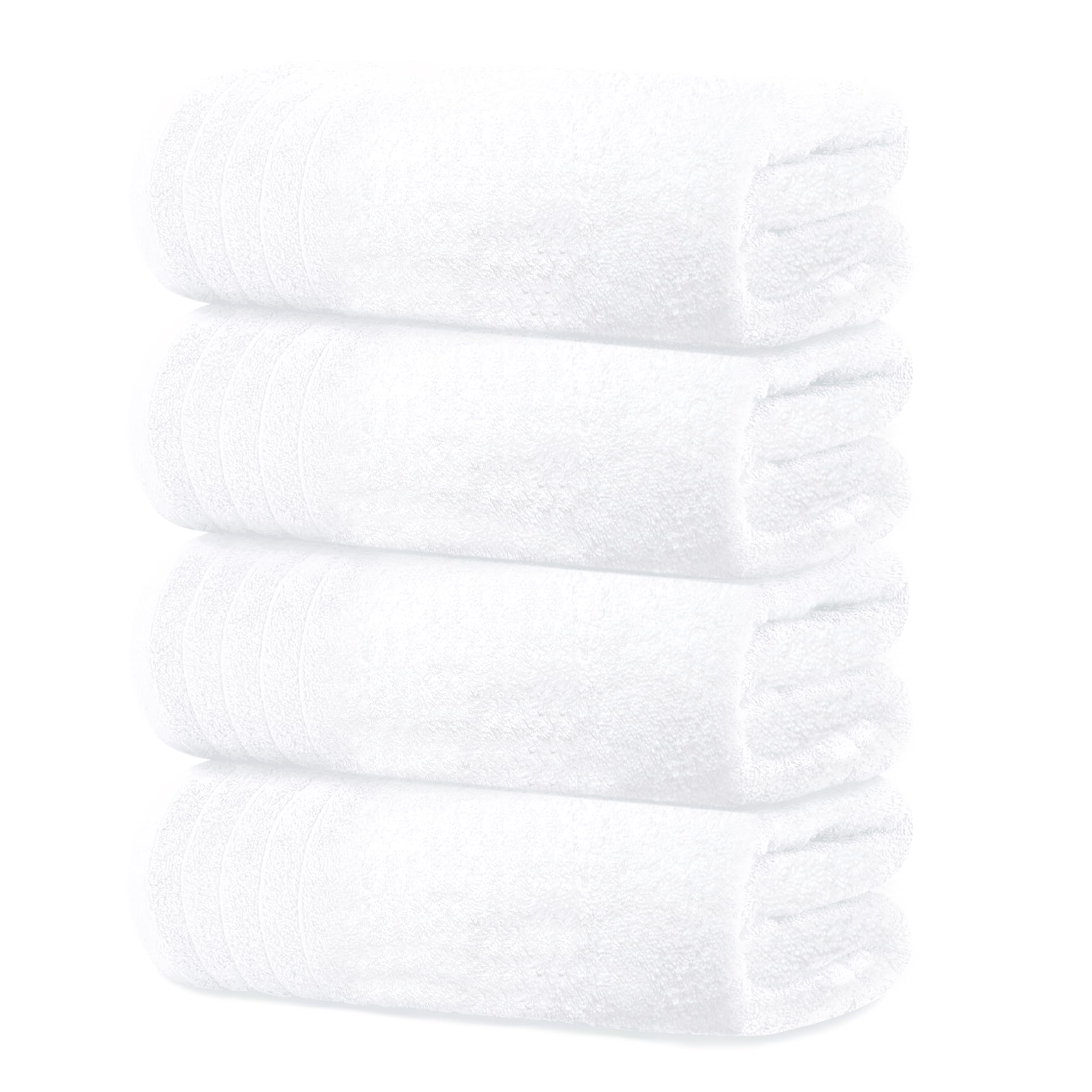 Tens Towels vista frontal del paquete mostrando tamaño y blanco limpio