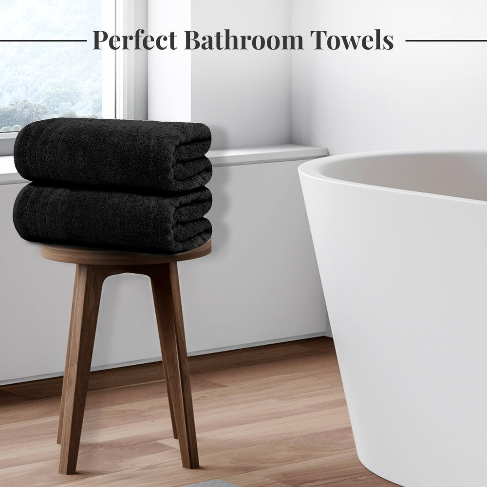 Tens Towels extra large bath towel spread flat displaying coverage benefit