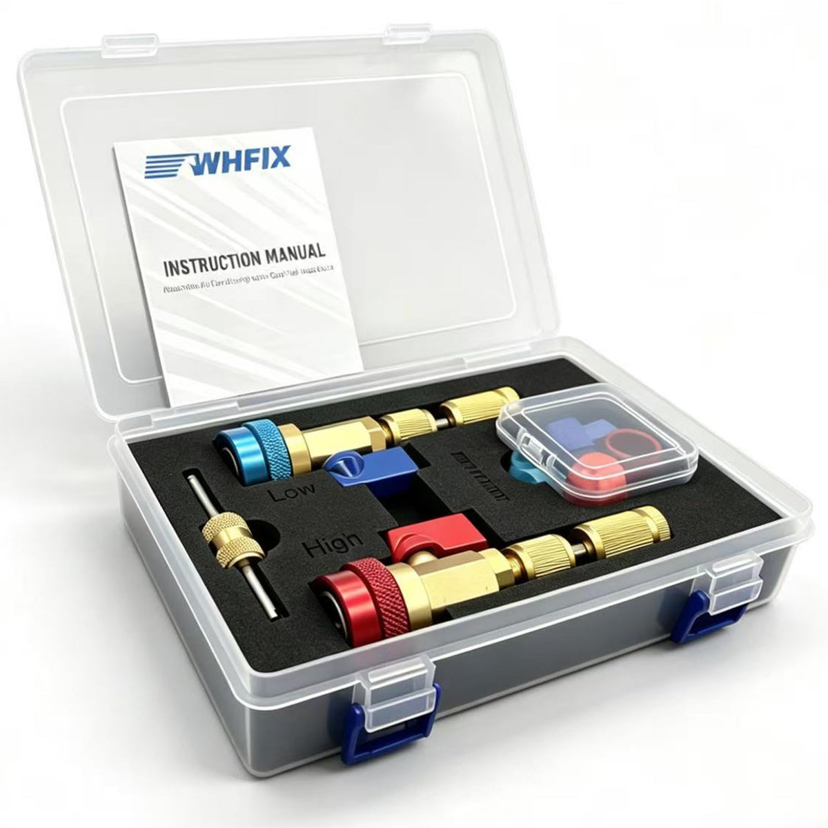 TEOFix vista del kit en su embalaje y estuche EVA, traslado seguro