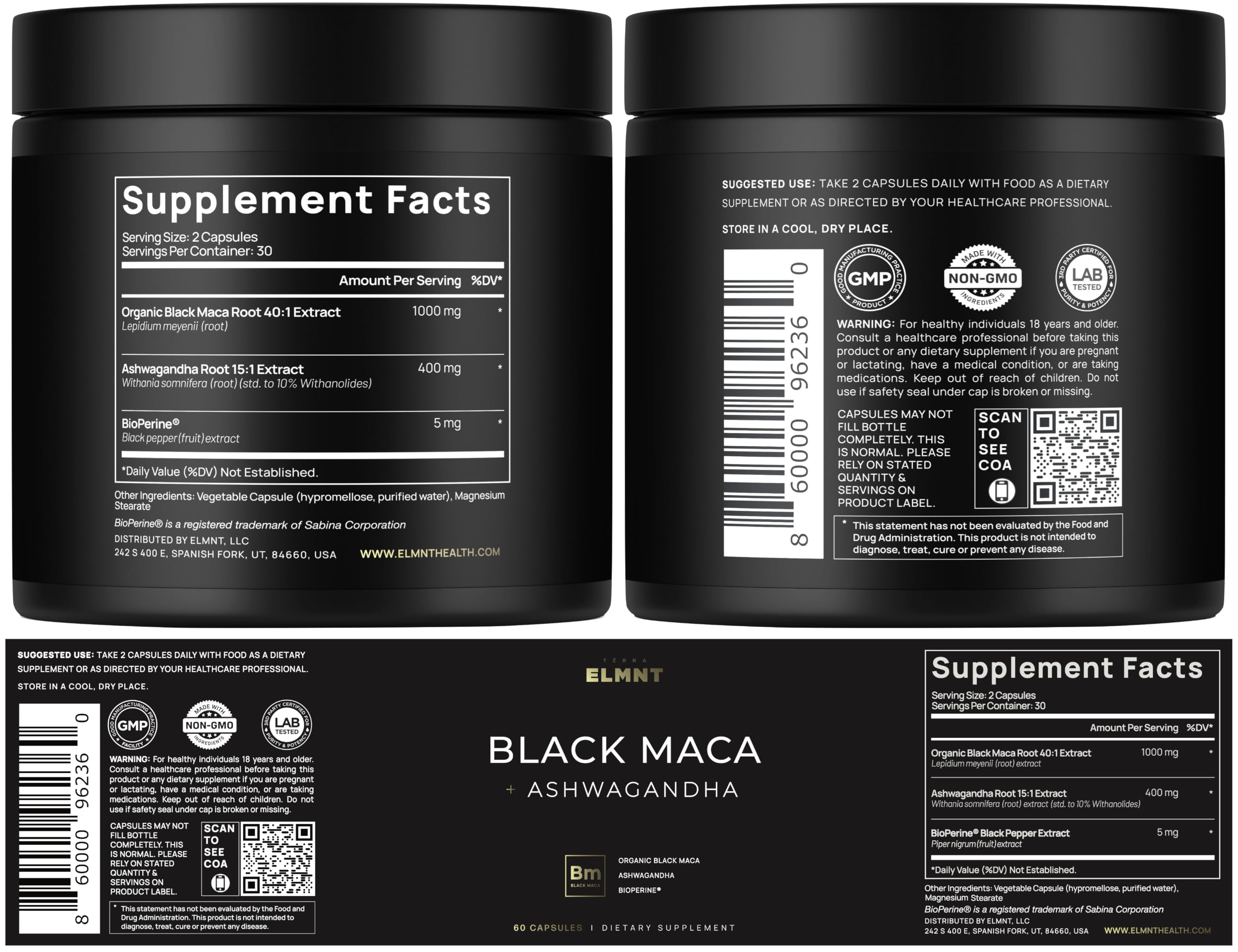 TERRA ELMNT suplemento en uso con desayuno para mejor absorción
