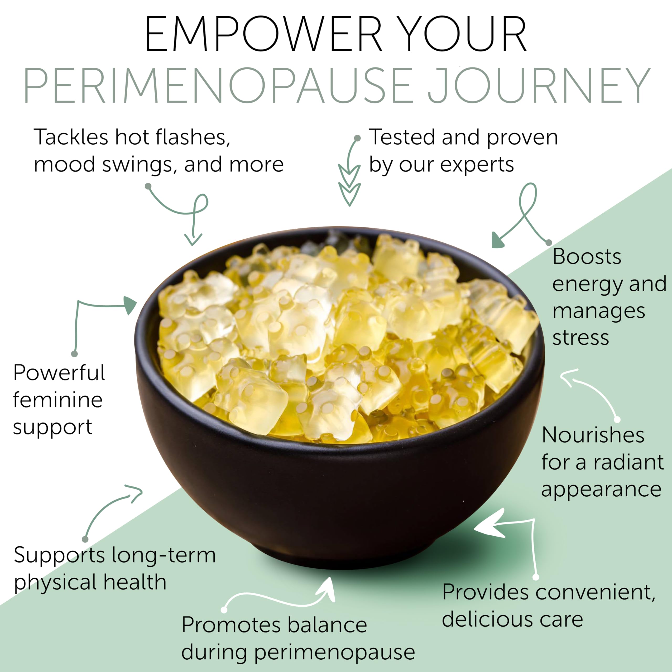 Terramed Just Think Comfort etiqueta con lista de ingredientes clave y usos