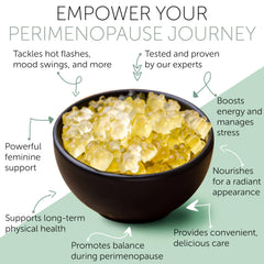 Terramed Just Think Comfort etiqueta con lista de ingredientes clave y usos