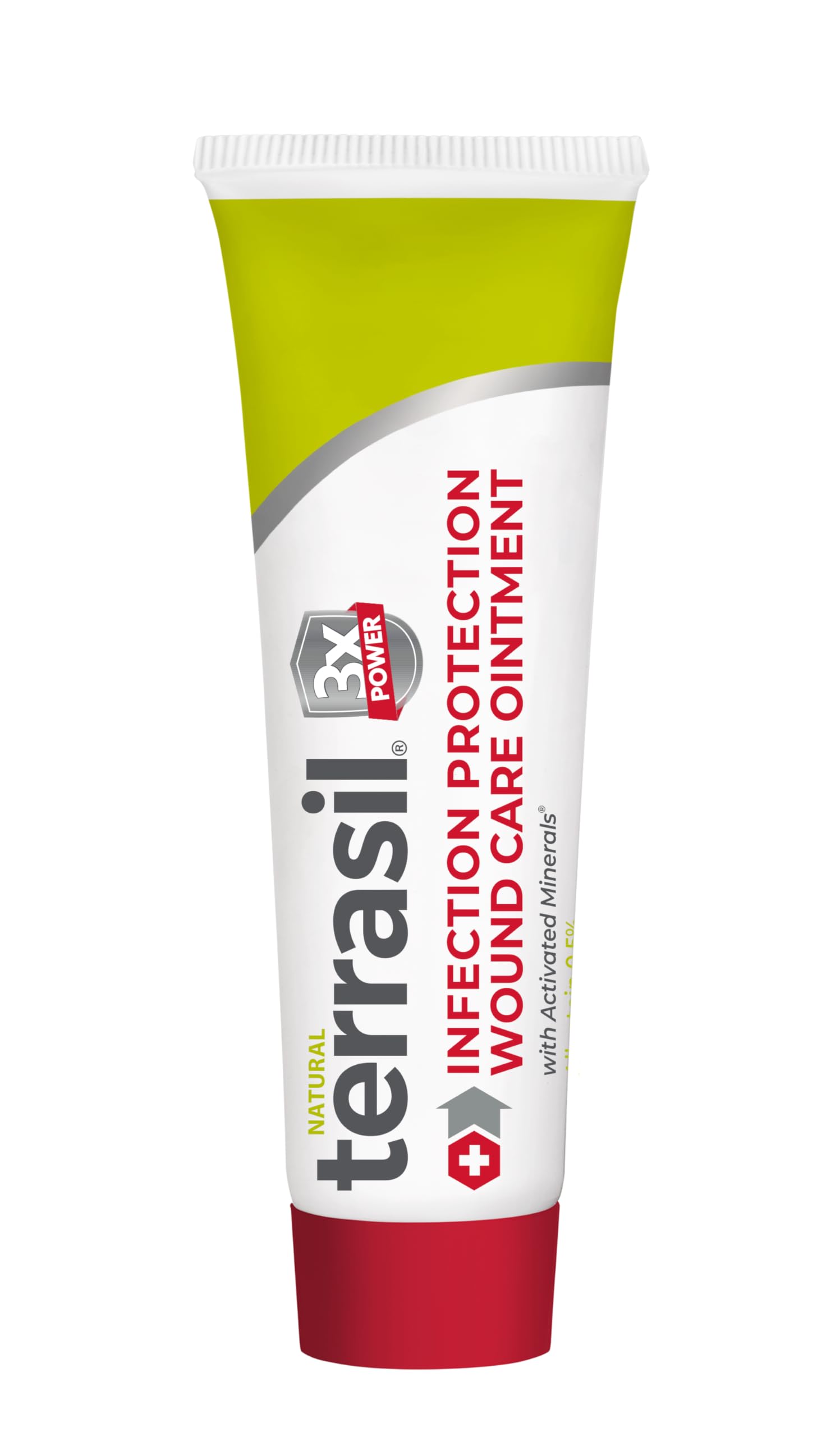Terrasil frasco 1 oz vista frontal muestra tamaño y uso práctico