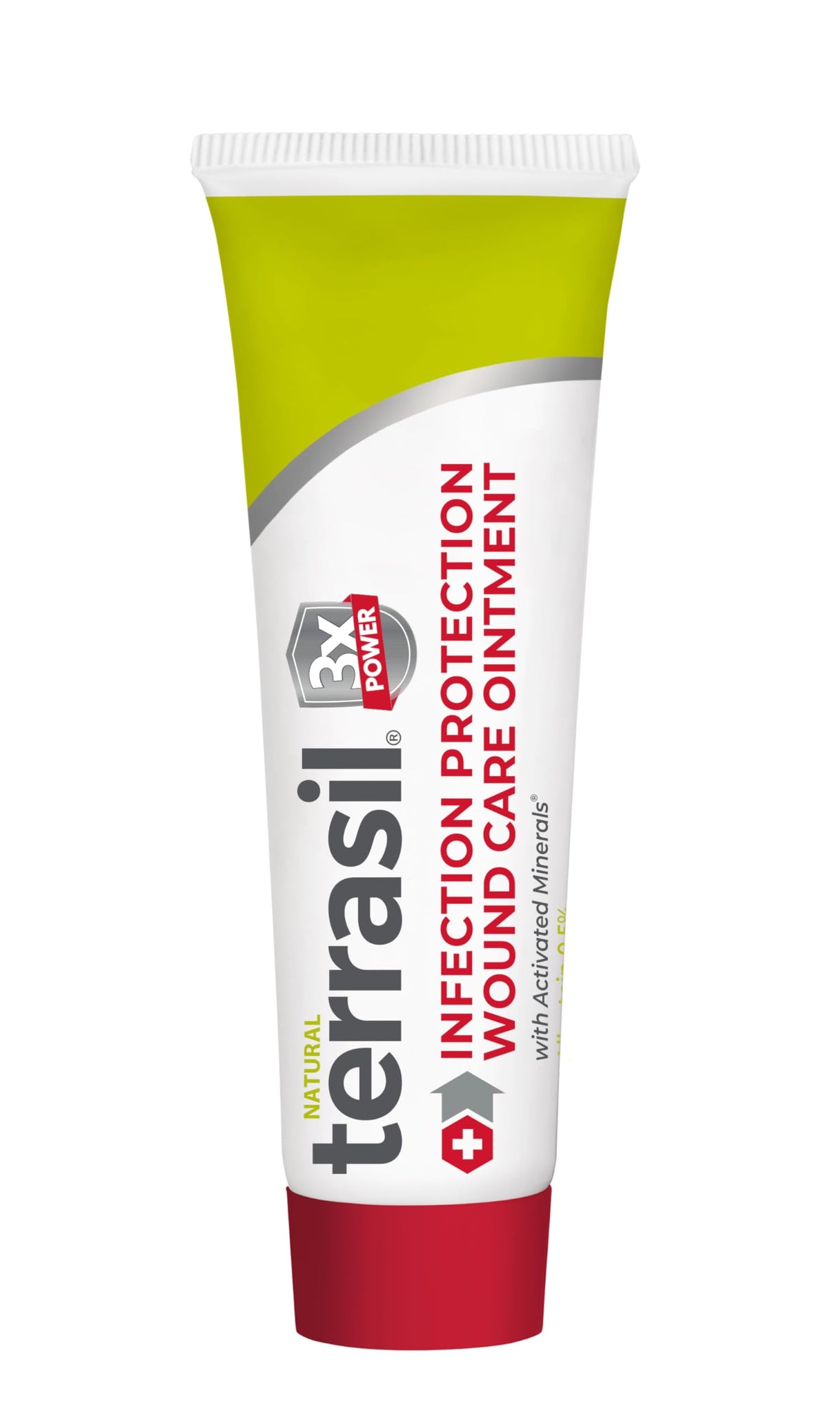 Terrasil frasco 1 oz vista frontal muestra tamaño y uso práctico