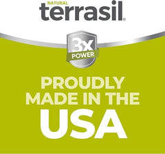 Terrasil frasco junto a regla compara escala portátil y conveniente