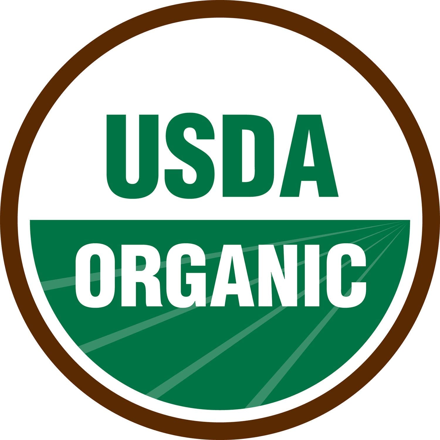 Terrasoul Superfoods etiqueta con certificaciones orgánicas y kosher, confianza