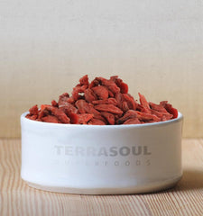 Terrasoul Superfoods primer plano de la textura masticable, ideal para recetas