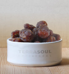 Terrasoul Superfoods medjool dates in a bowl ready to snack and sweeten recipes