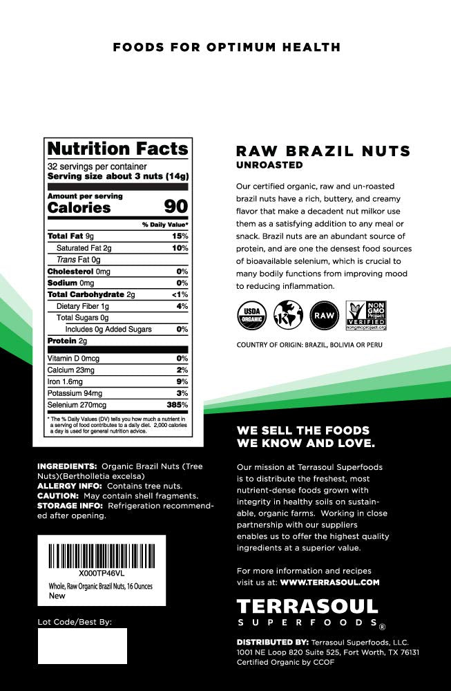 Terrasoul Superfoods primer plano textura cremosa de nuez para recetas