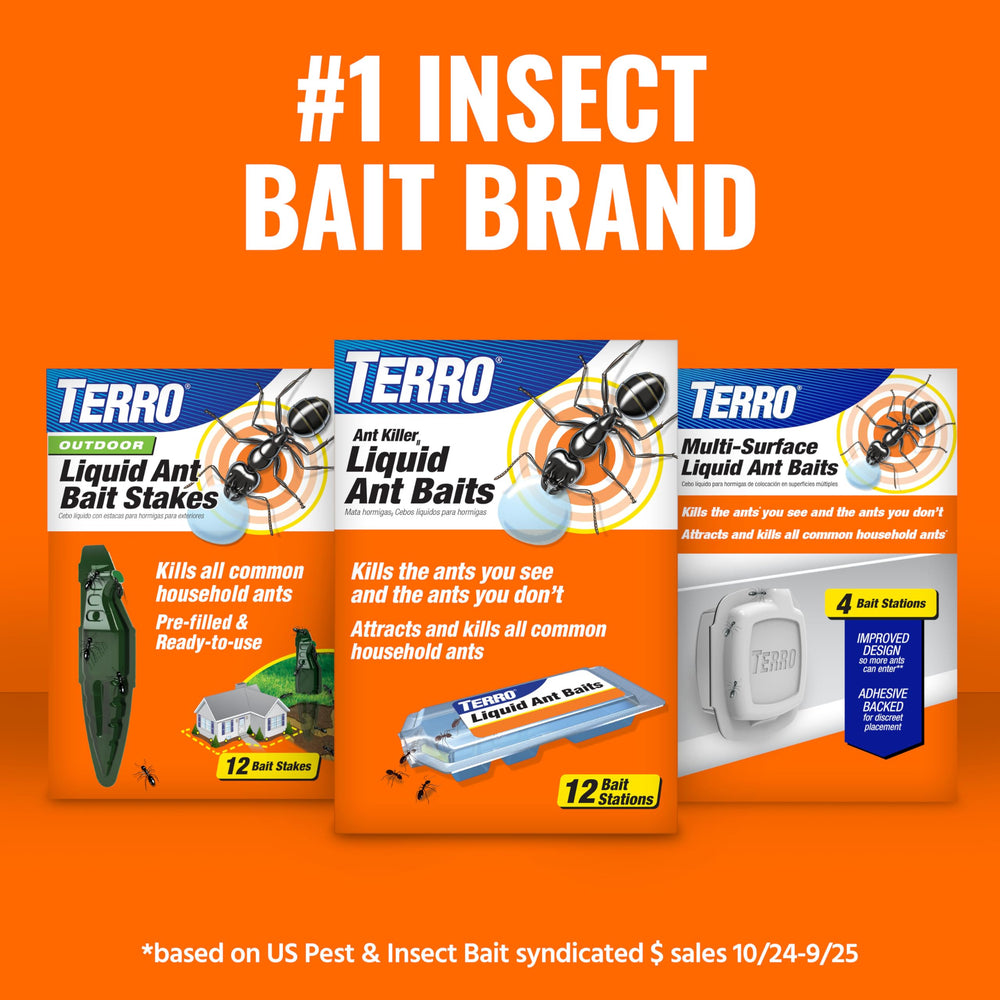 TERRO small gel beads applied along a baseboard showing concealed, targeted protection