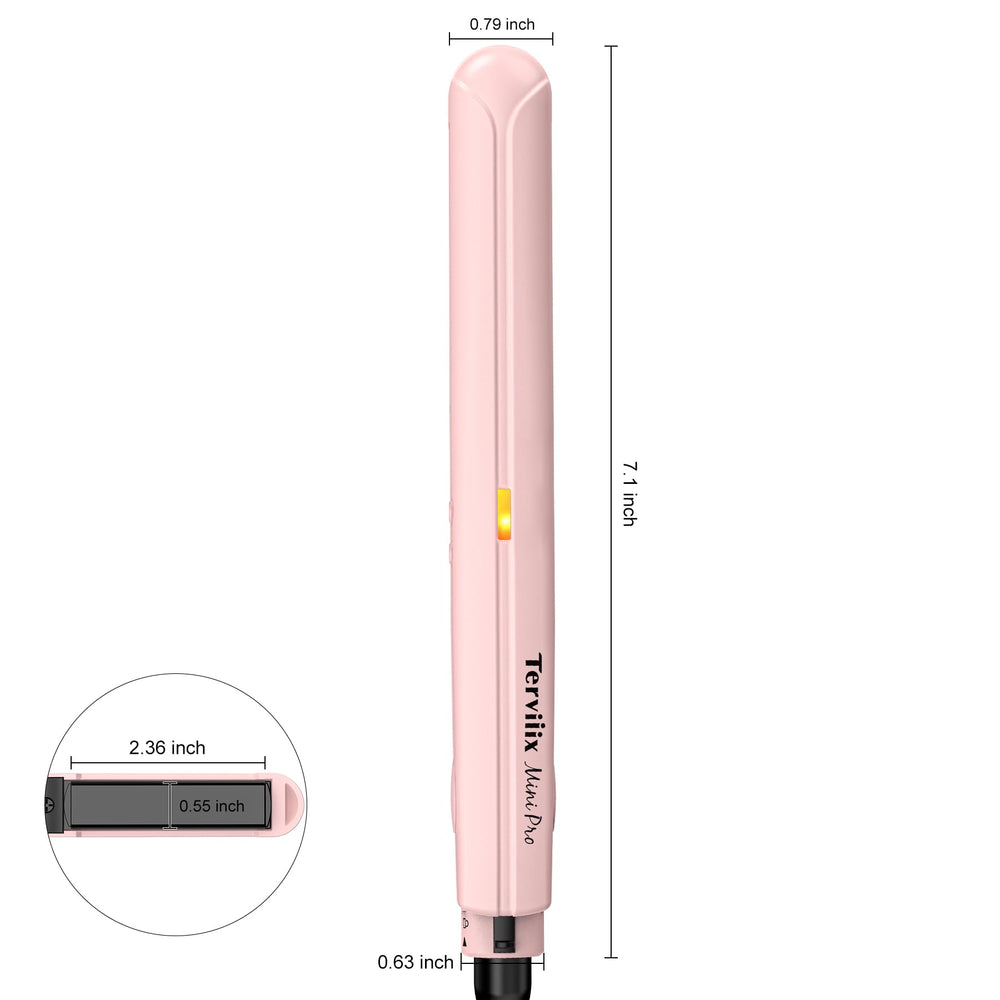 Terviiix primer plano de placa con keratina para menos frizz