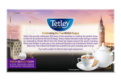 Bolsita Tetley detalle sin cuerda lista para infusionar con comodidad