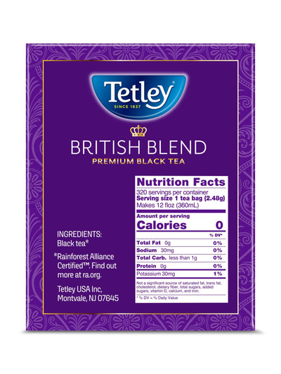 Taza caliente Tetley infusionando para sabor intenso y reconfortante