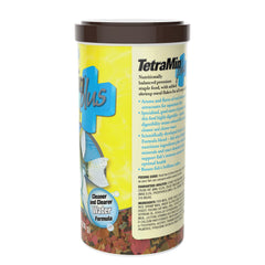 Tetra TetraMin Plus comparación de tamaño de escamas para dosificar con precisión