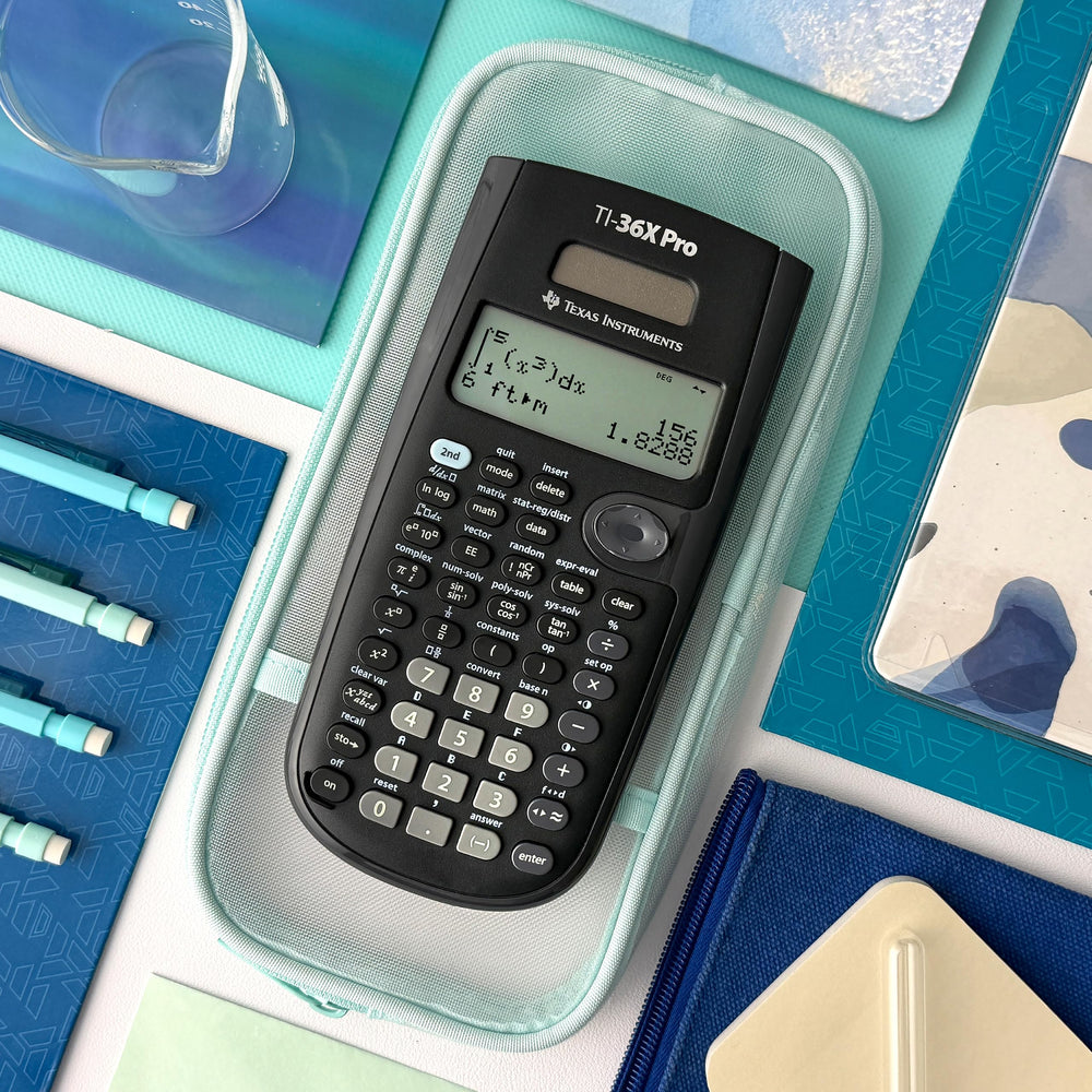 Texas Instruments TI-36X Pro teclas con textura y acceso rápido a funciones