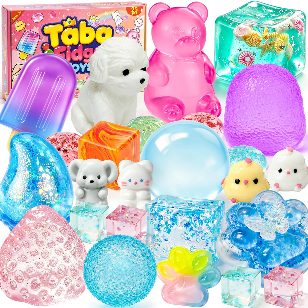 Tfanghao caja frontal con 25 squishies variados ideal como regalo