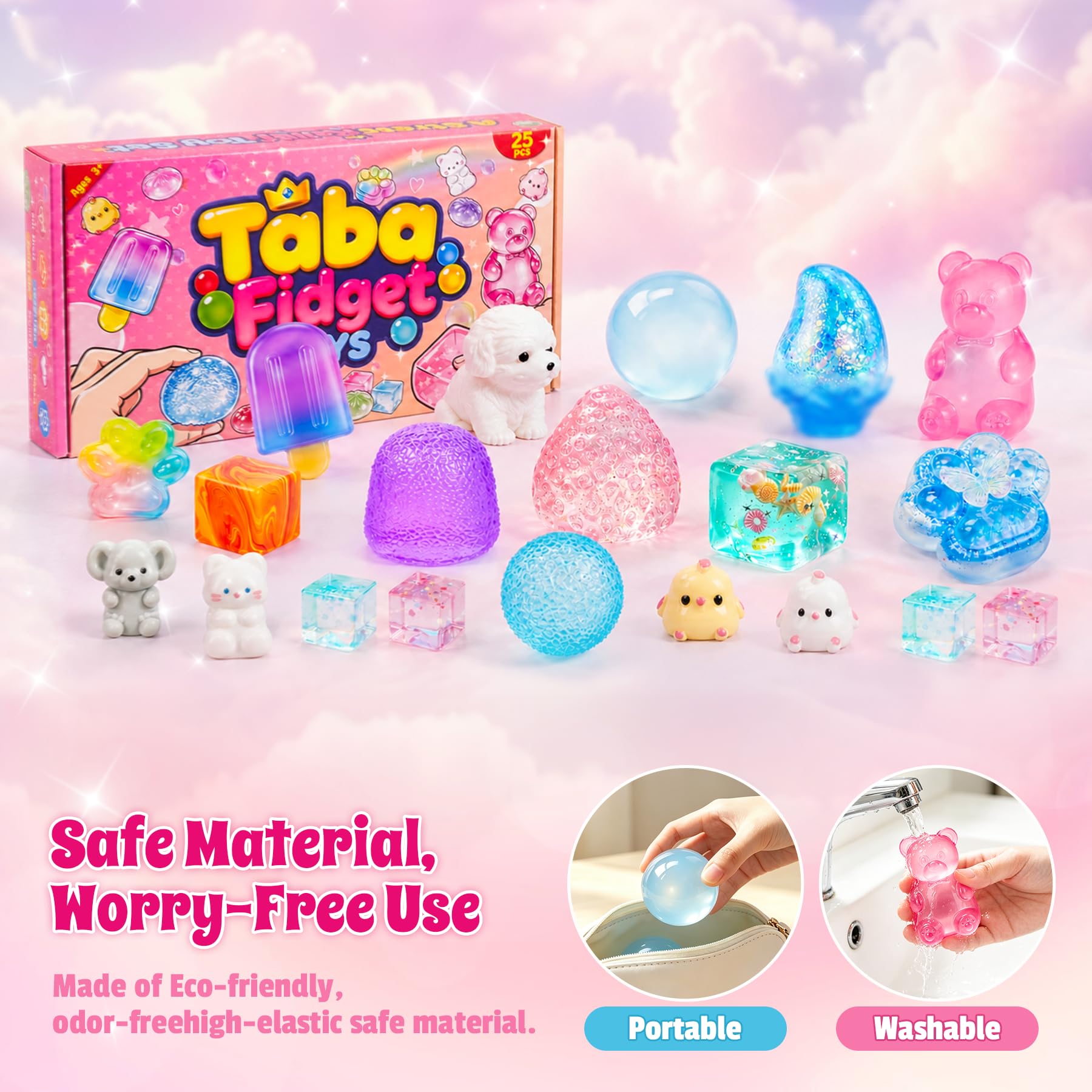 Tfanghao squishy sostenido en mano para alivio de estrés y entretenimiento