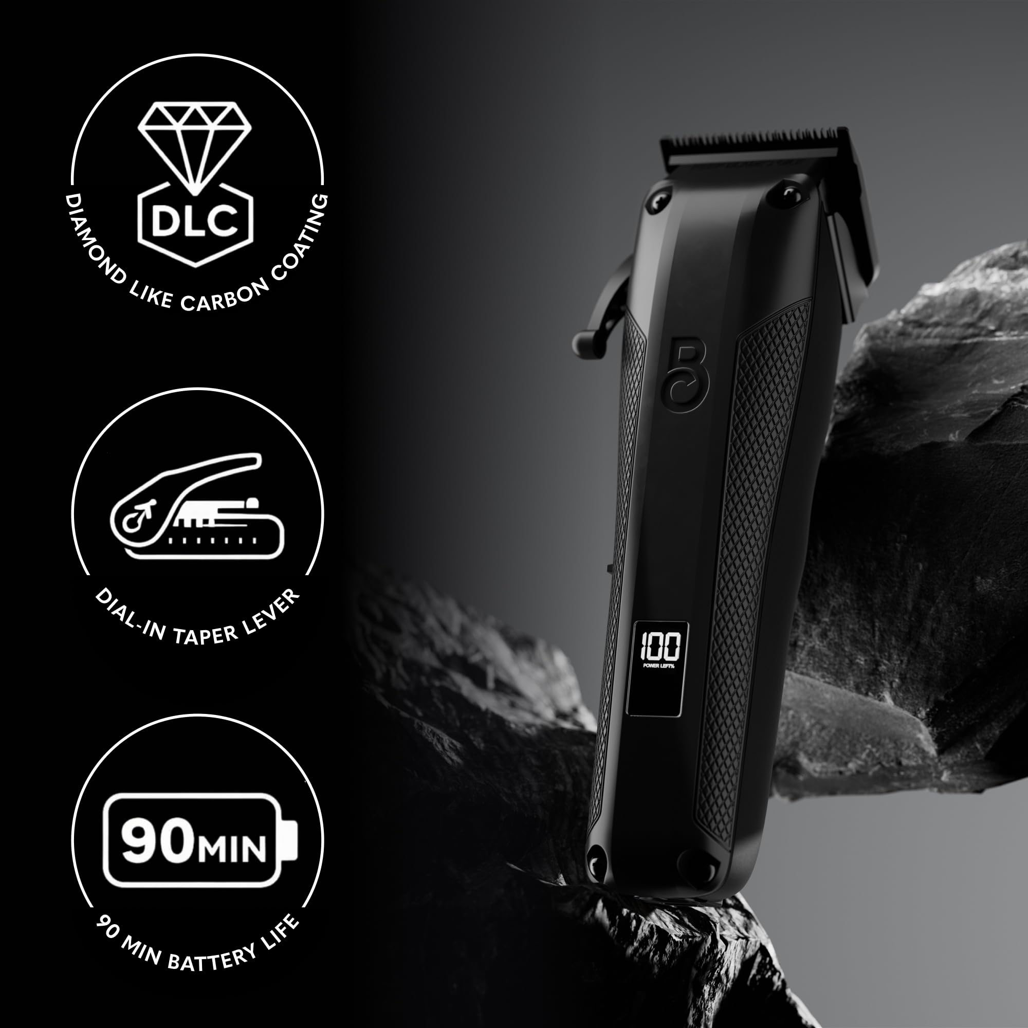 The Beard Club primer plano de cuchillas DLC para cortes nítidos y duraderos