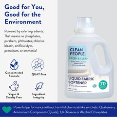 THE CLEAN PEOPLE etiqueta con ingredientes claros y sin parabenos