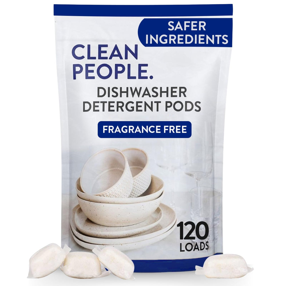 THE CLEAN PEOPLE front packaging showing 120-pack and clean branding benefits