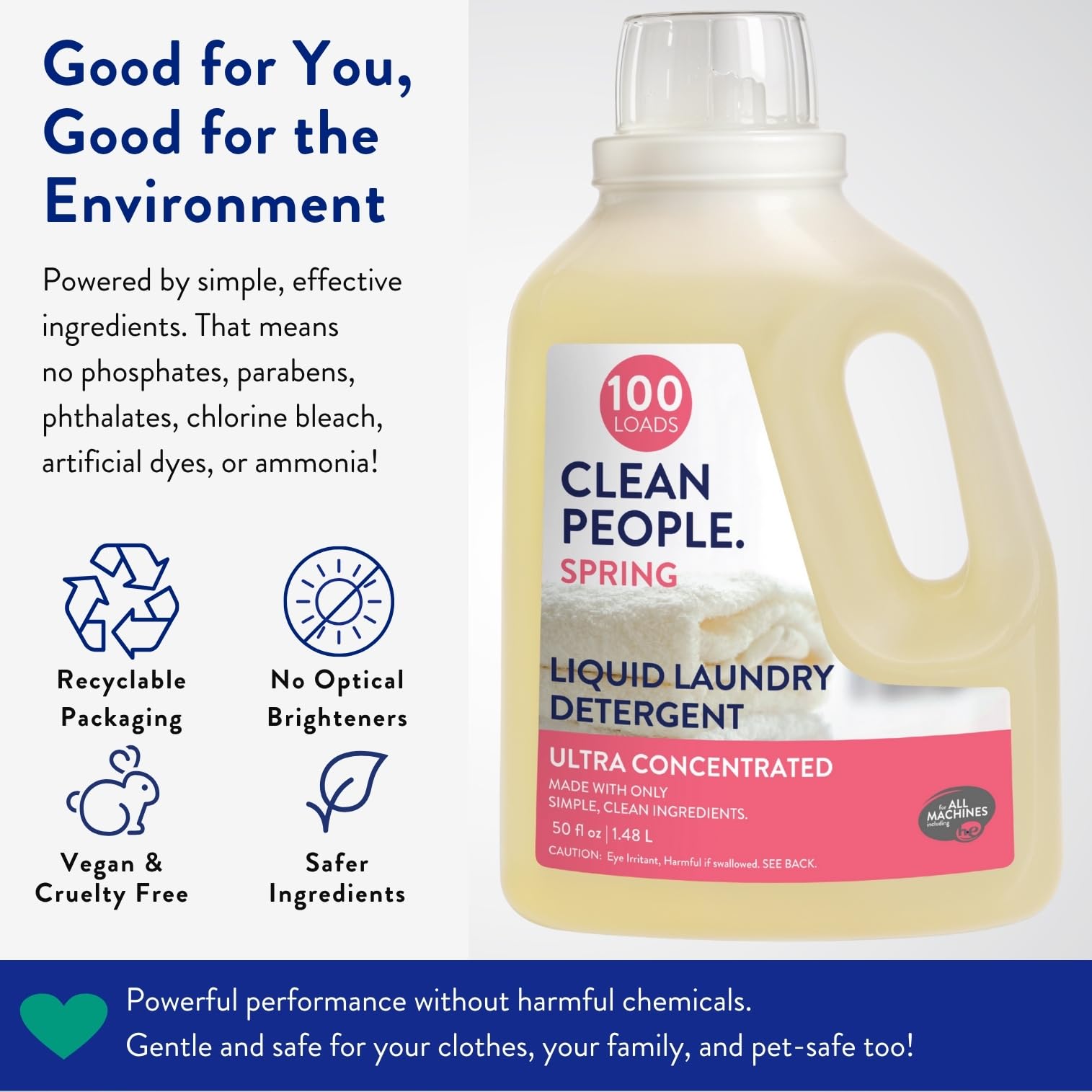 THE CLEAN PEOPLE liquid close-up showing texture and concentrated cleaning benefit