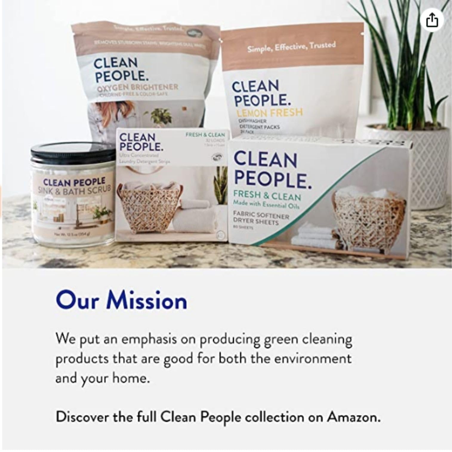 THE CLEAN PEOPLE etiqueta de ingredientes enfocada en su fórmula simple y segura
