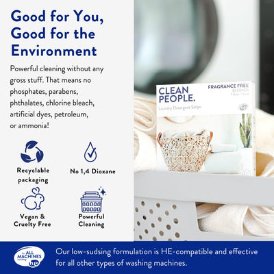 THE CLEAN PEOPLE removing a sweat stain to show stain-fighting power