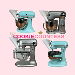 The Cookie Countess detalle de textura en plástico seguro para contacto alimentario