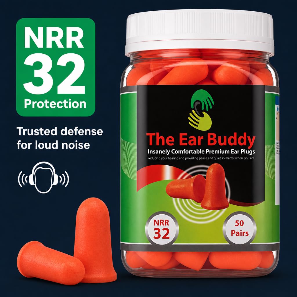 The Ear Buddy textura de espuma suave y esponjosa que maximiza comodidad