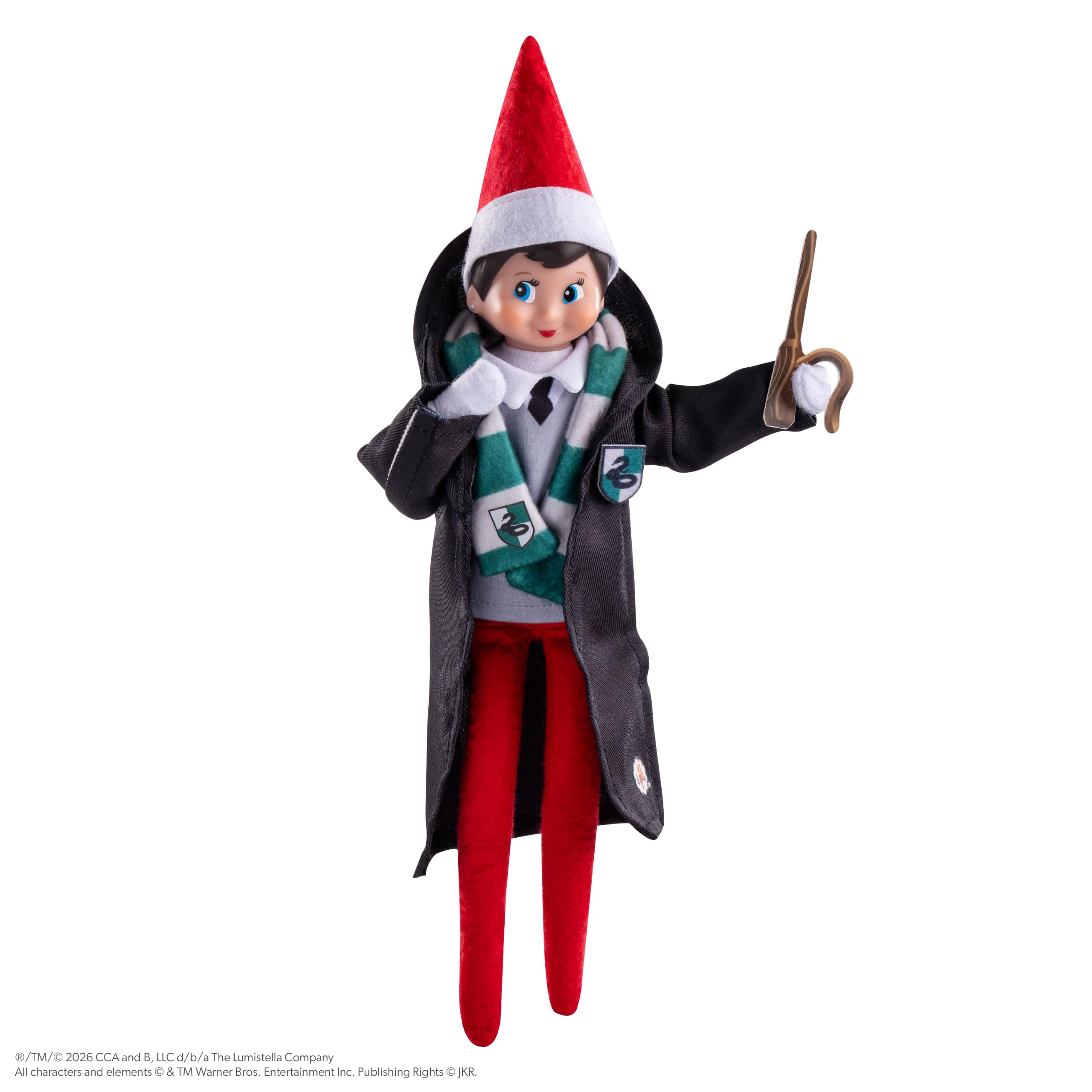 The Elf on the Shelf escena de clase con elfo vestido, inspira juegos creativos matutinos