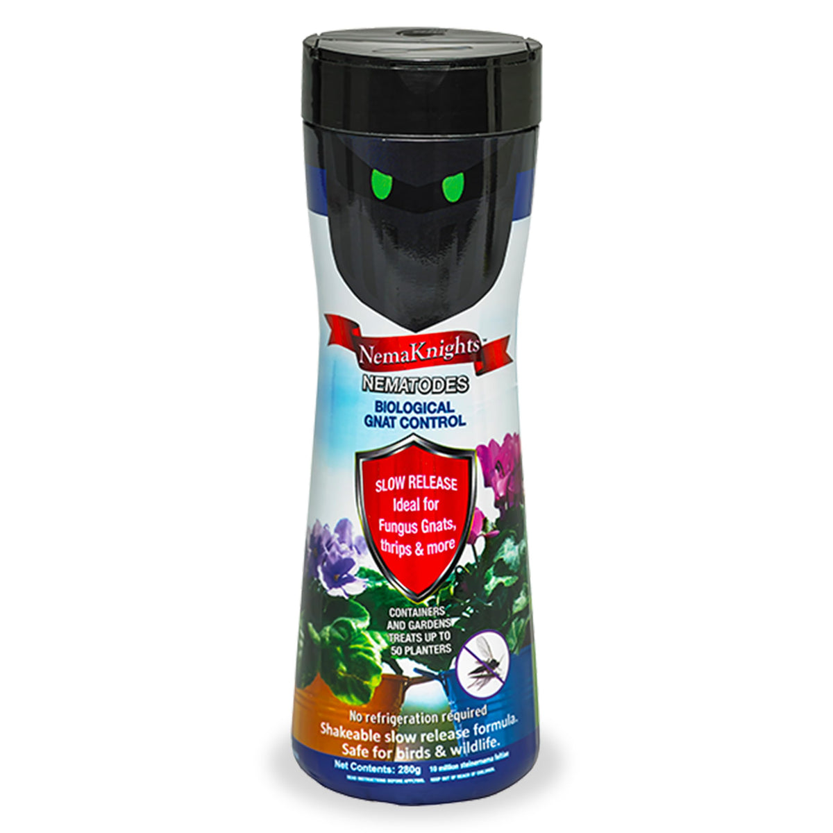 The Environmental Factor paquete frontal de NemaKnights 280g mostrando etiqueta y beneficios claros