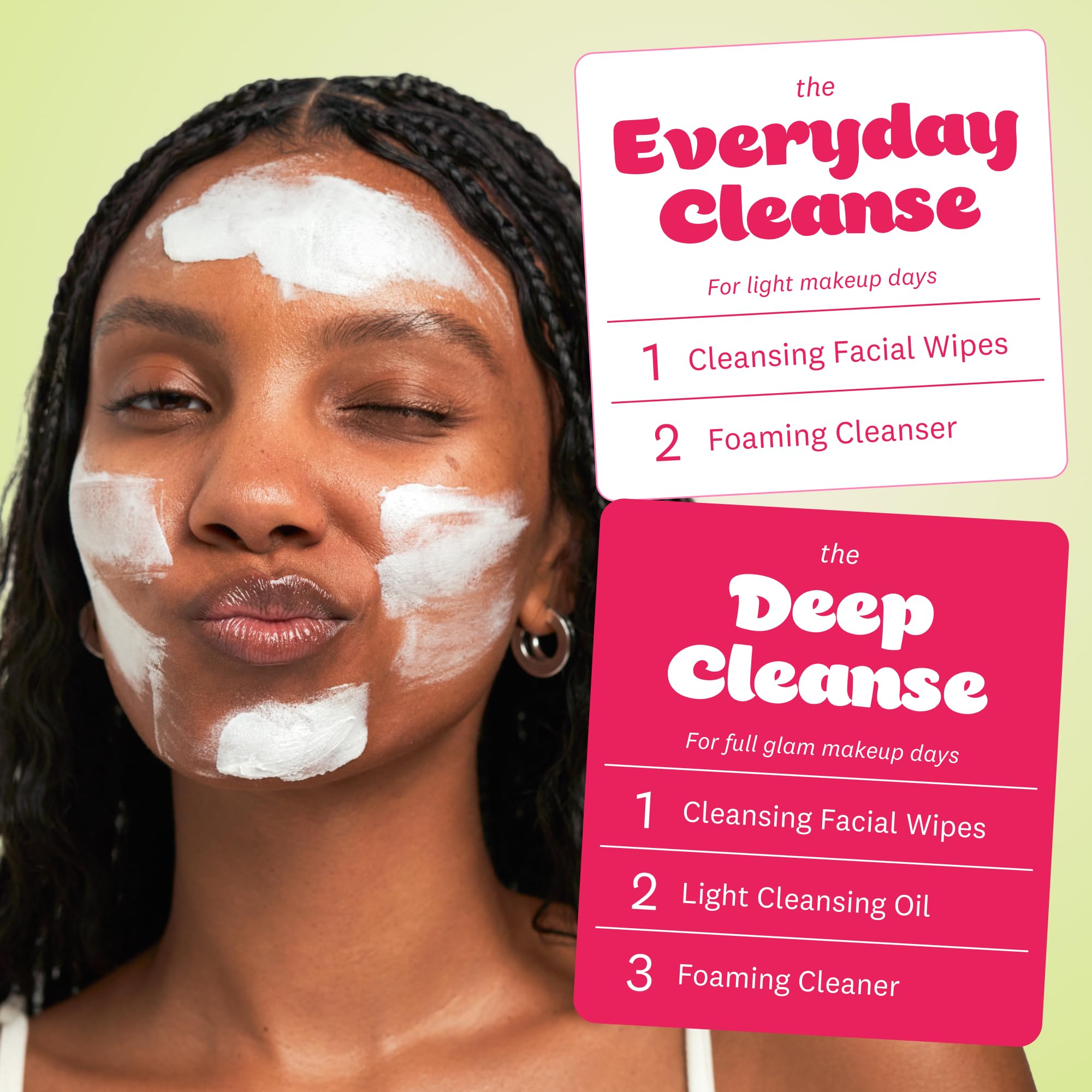 THE FACE SHOP packaging en ambiente de baño transmitiendo cuidado diario