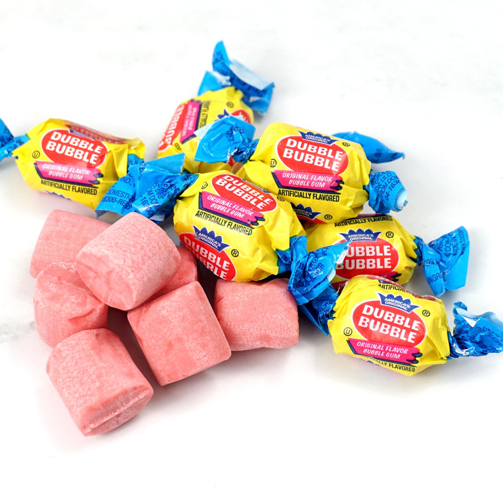 The Hampton Popcorn Company chicles en plato listos para repartir en fiestas