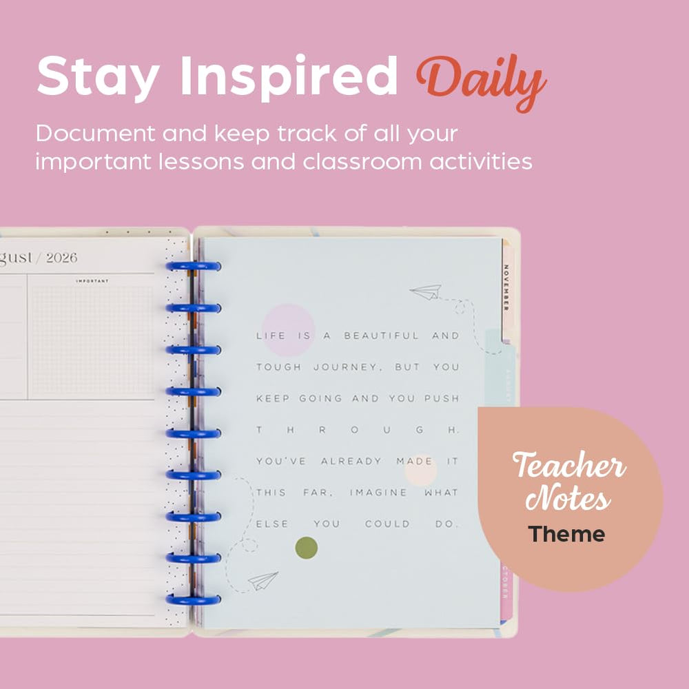 The Happy Planner discos y encuadernación modular para añadir páginas