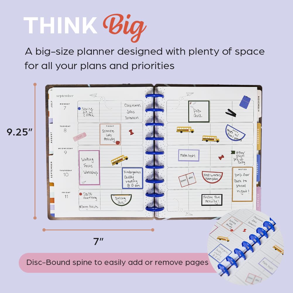 The Happy Planner pegatinas y divisores incluidos para personalizar secciones