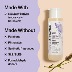 The Honest Company etiqueta con manzanilla y aloe, ingredientes calmantes