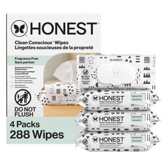 The Honest Company frente del paquete Pattern Play mostrando cantidad 288