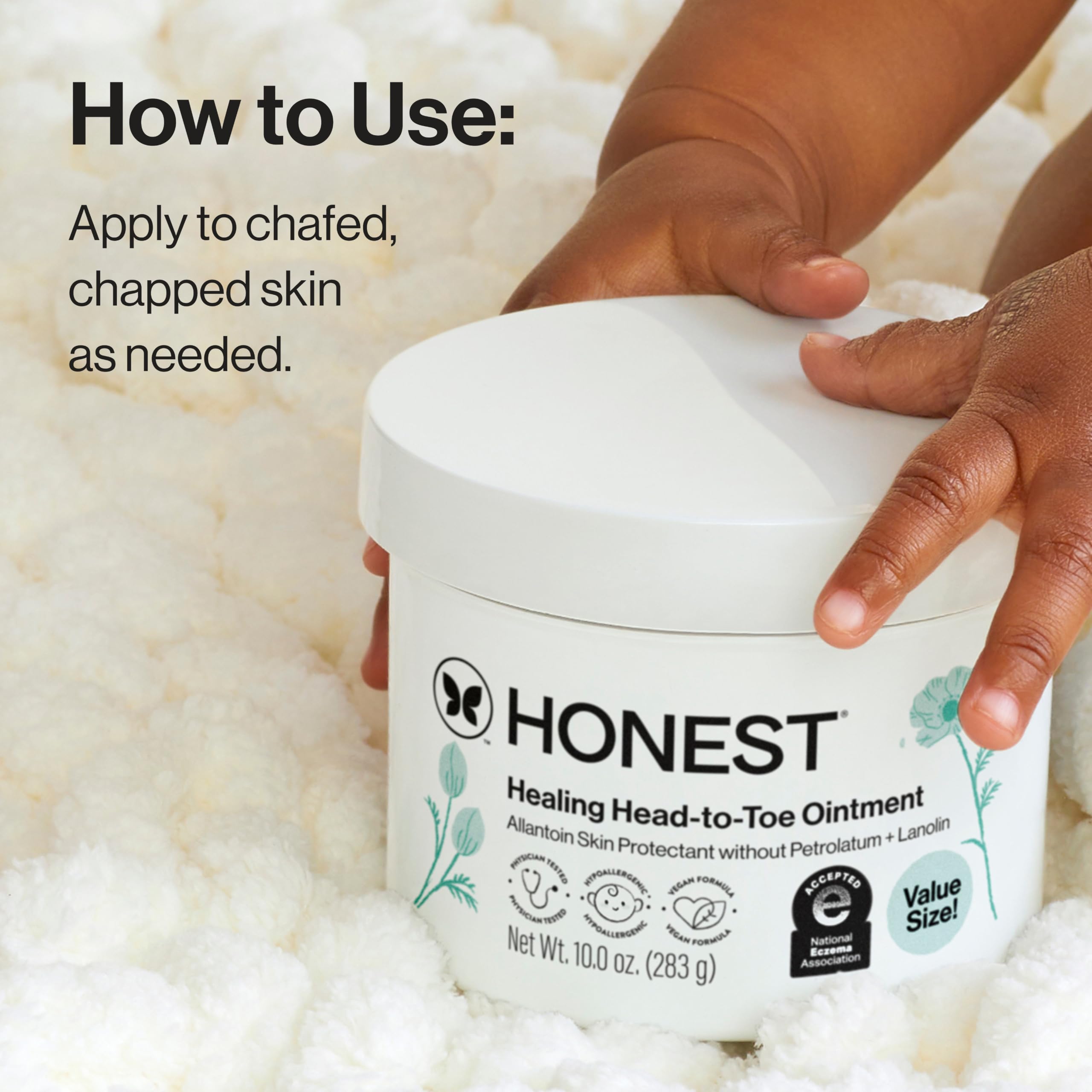 The Honest Company manos protegidas en clima frío para defensa contra resequedad
