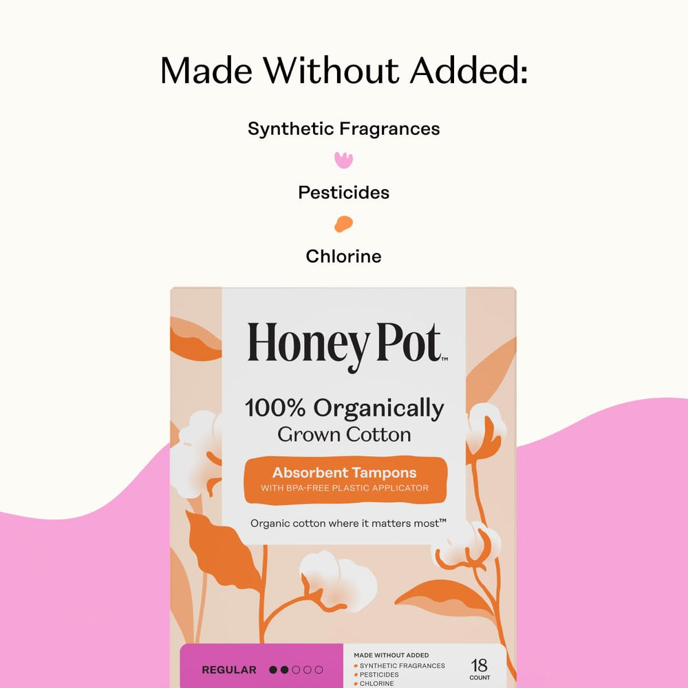 The Honey Pot Company: aplicador de bioplástico suave para inserción fácil