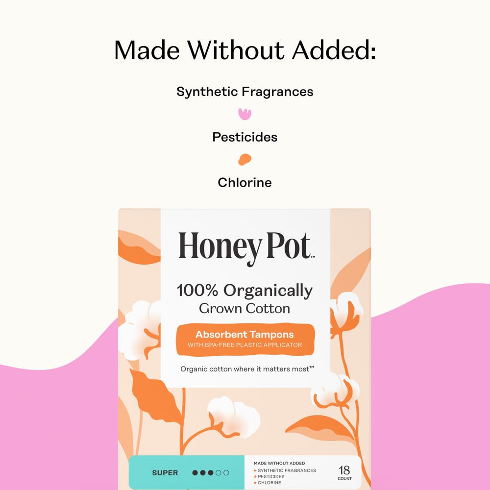 The Honey Pot Company aplicador suave para inserción cómoda