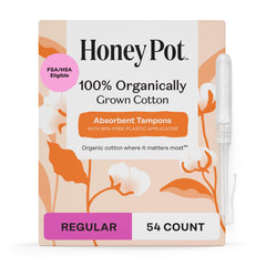 The Honey Pot Company: frente del empaque mostrando protección natural