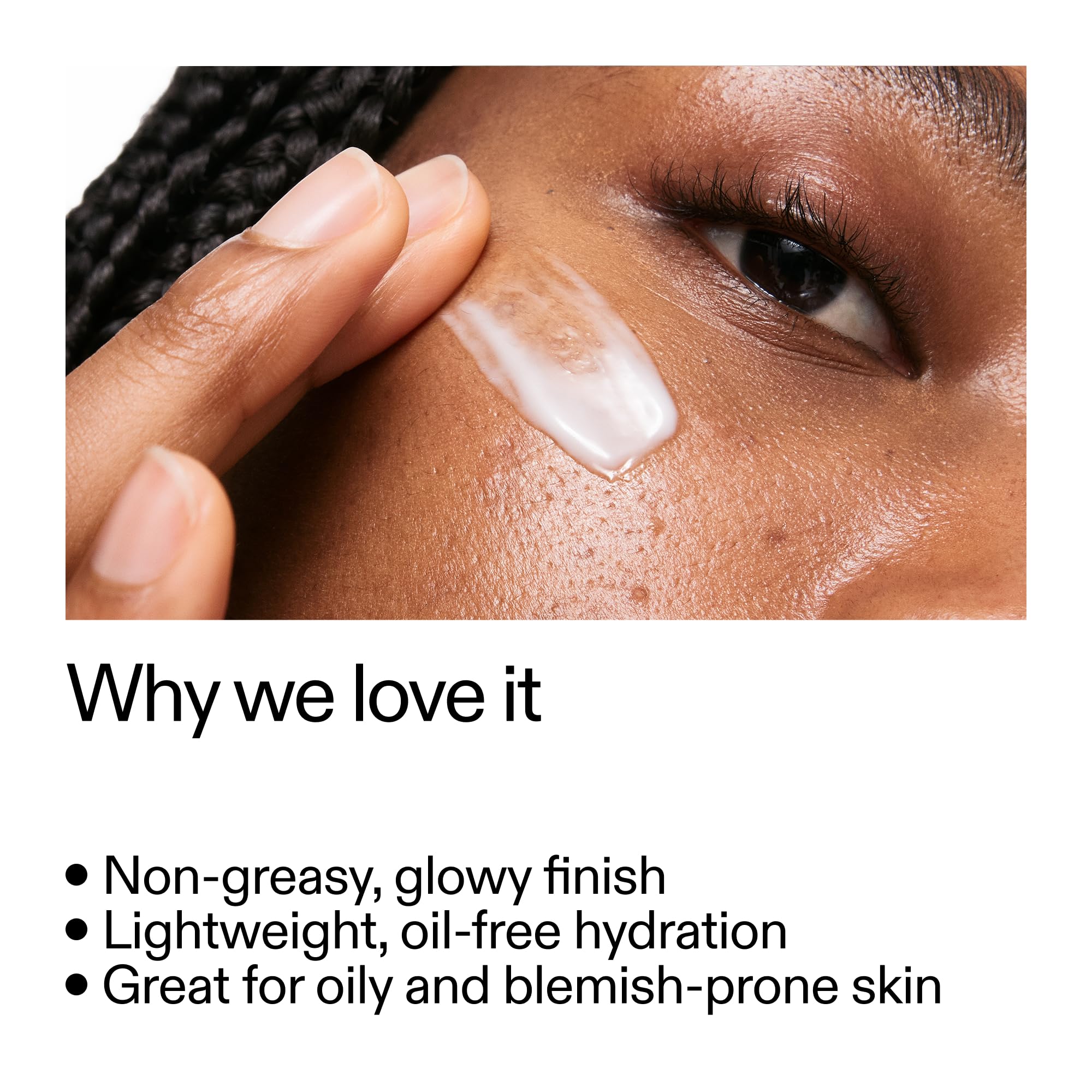 The INKEY List primer plano de gel acuoso que muestra consistencia de rápida absorción