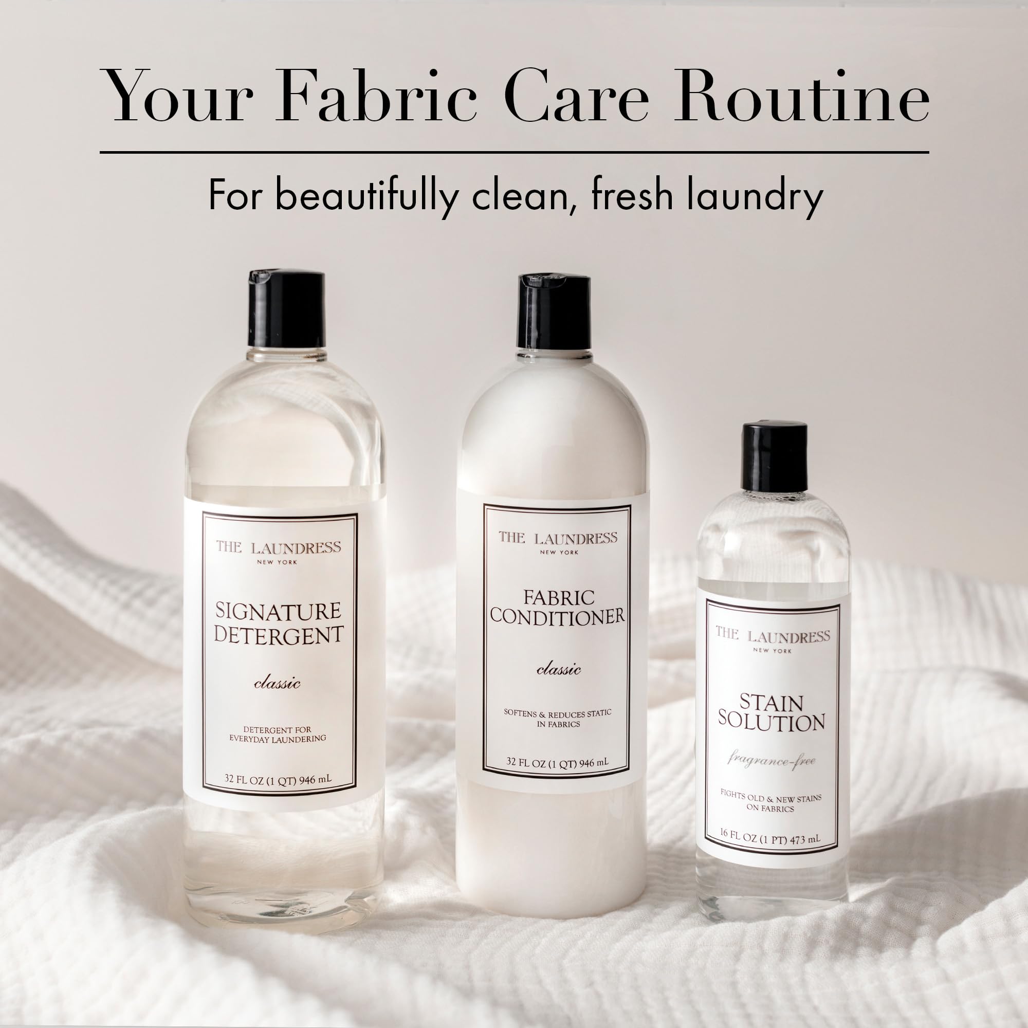 The Laundress combinación detergente y suavizante para rutina completa