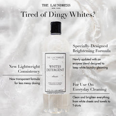 The Laundress textura del líquido transparente, consistencia ligera para fácil dosificado