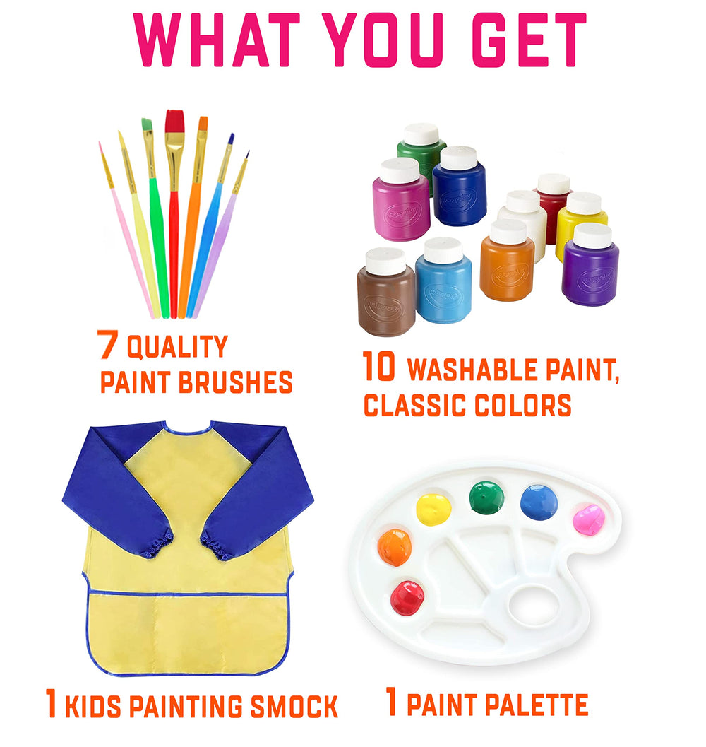The Mega Deals botes de pintura variados, colores vívidos para mezclar