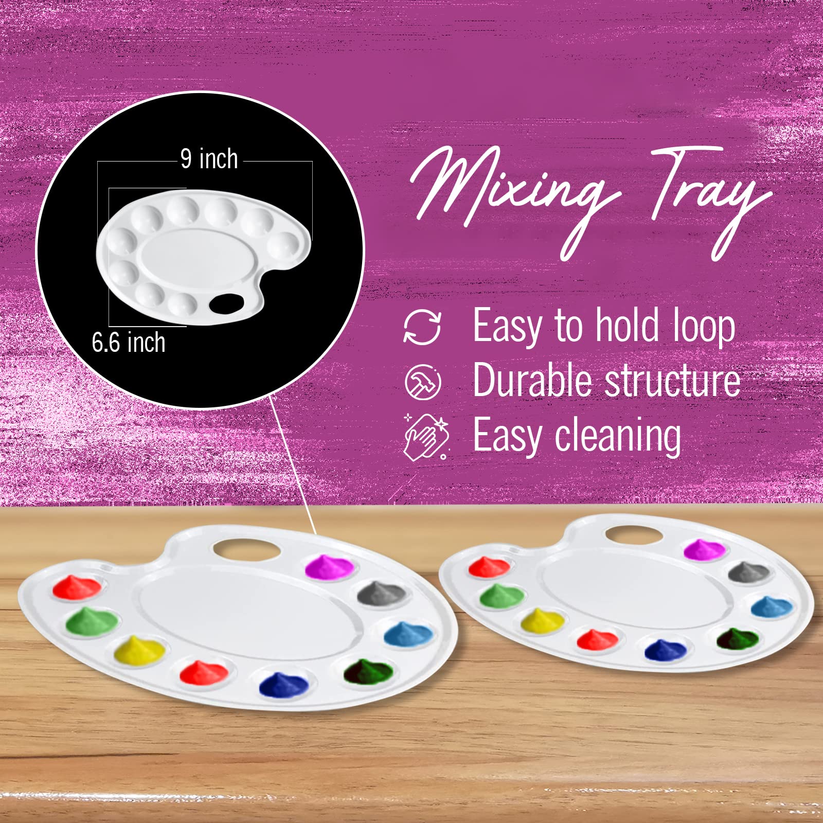 The Mega Deals manos de niño con pintura, estimula tacto y creatividad segura