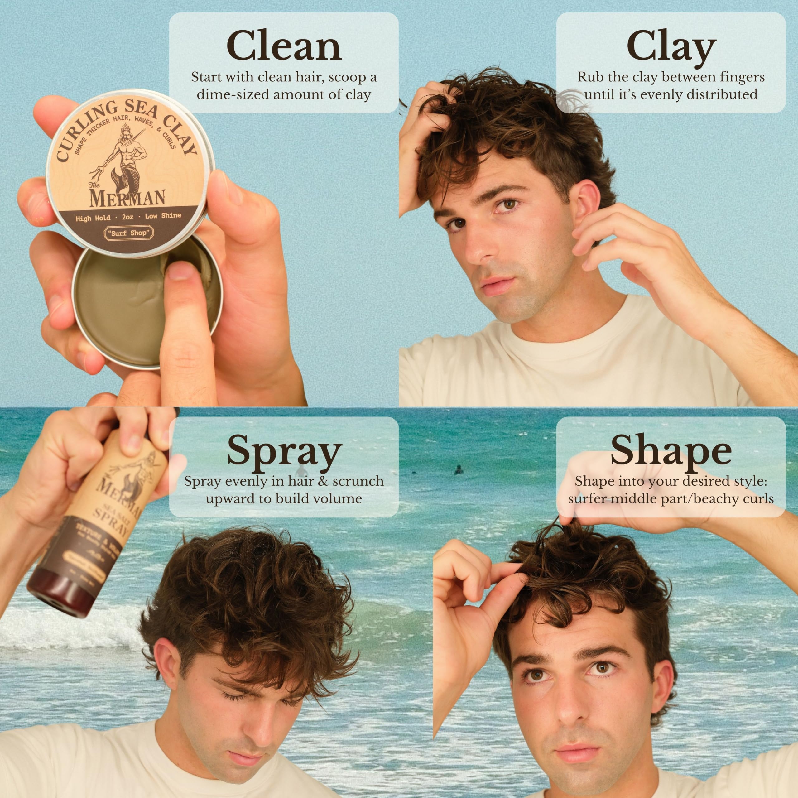 The Merman tamaño comparativo 8oz y 2oz claridad sobre cantidad real