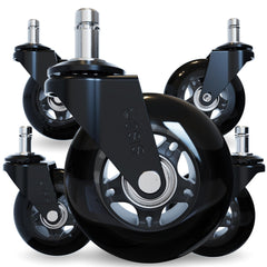 The Office Oasis front packaging showing the full set and benefit of durable casters