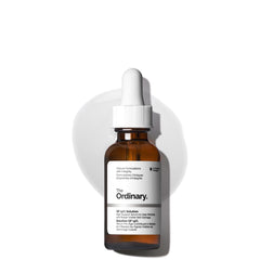 The Ordinary frasco frontal mostrando diseño y claridad del producto