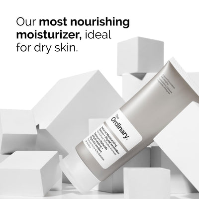 The Ordinary product bottles beside ruler showing sizes included for regimen